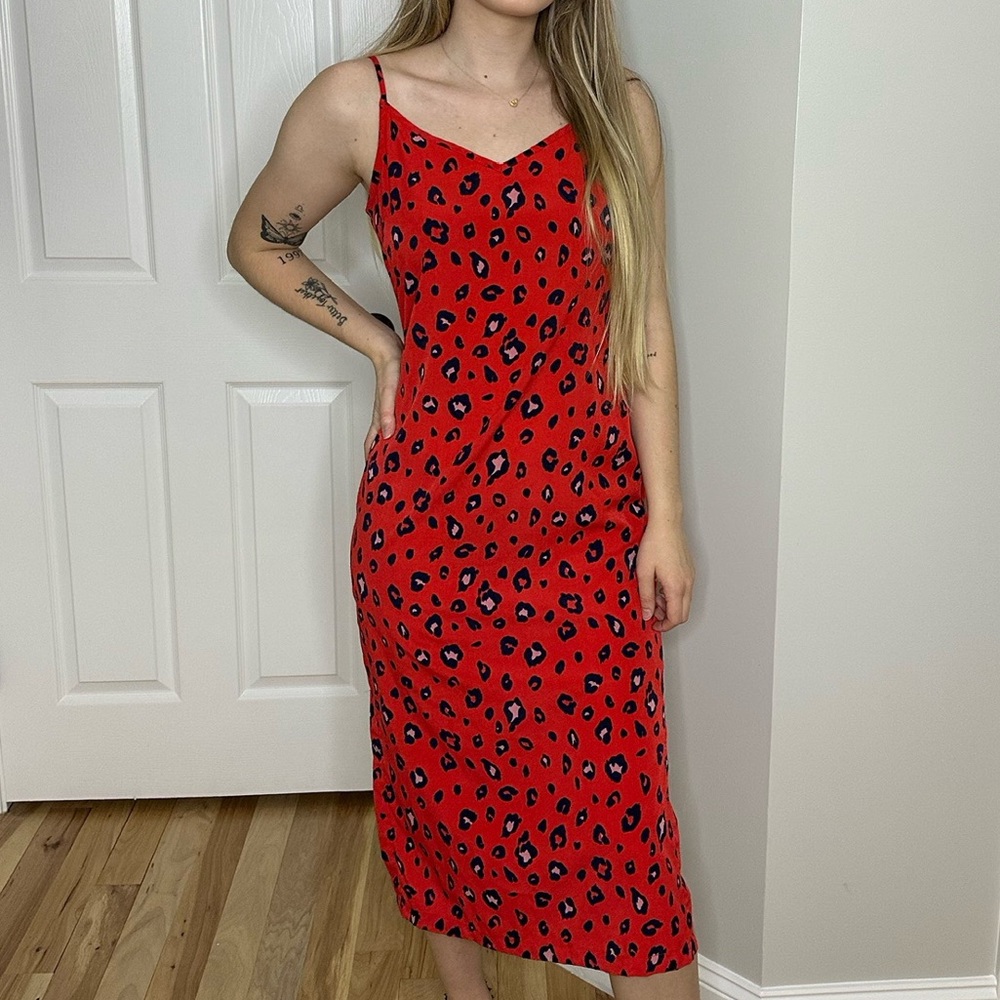 Red Slip Dress